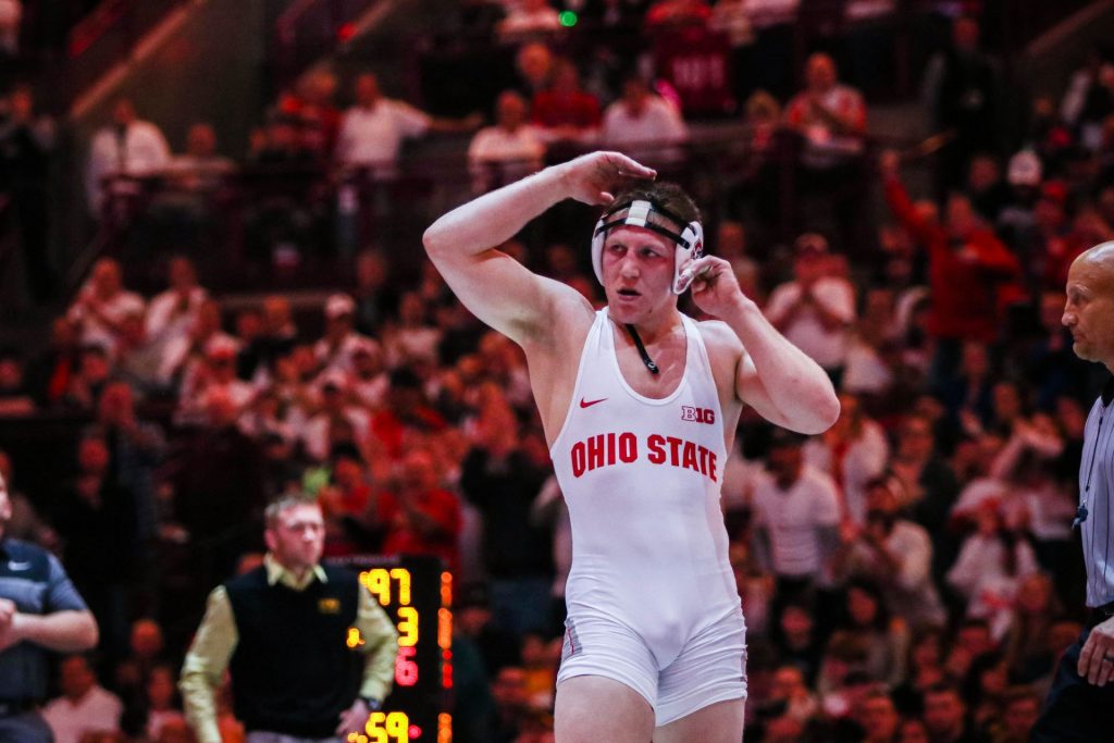 Wrestling Ohio State finishes first day at NCAA championships in first