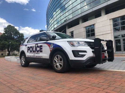 university police/columbus police joint vehicle
