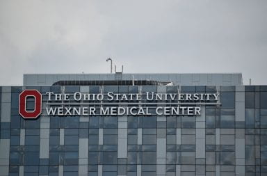 front of wexner medical center