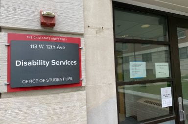 picture of the front door of ohio state student life disability services