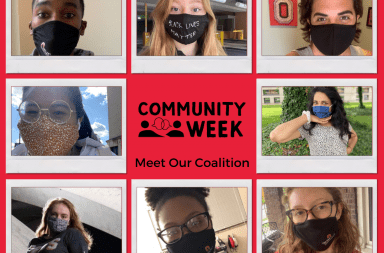 collage of everyone involved with community week