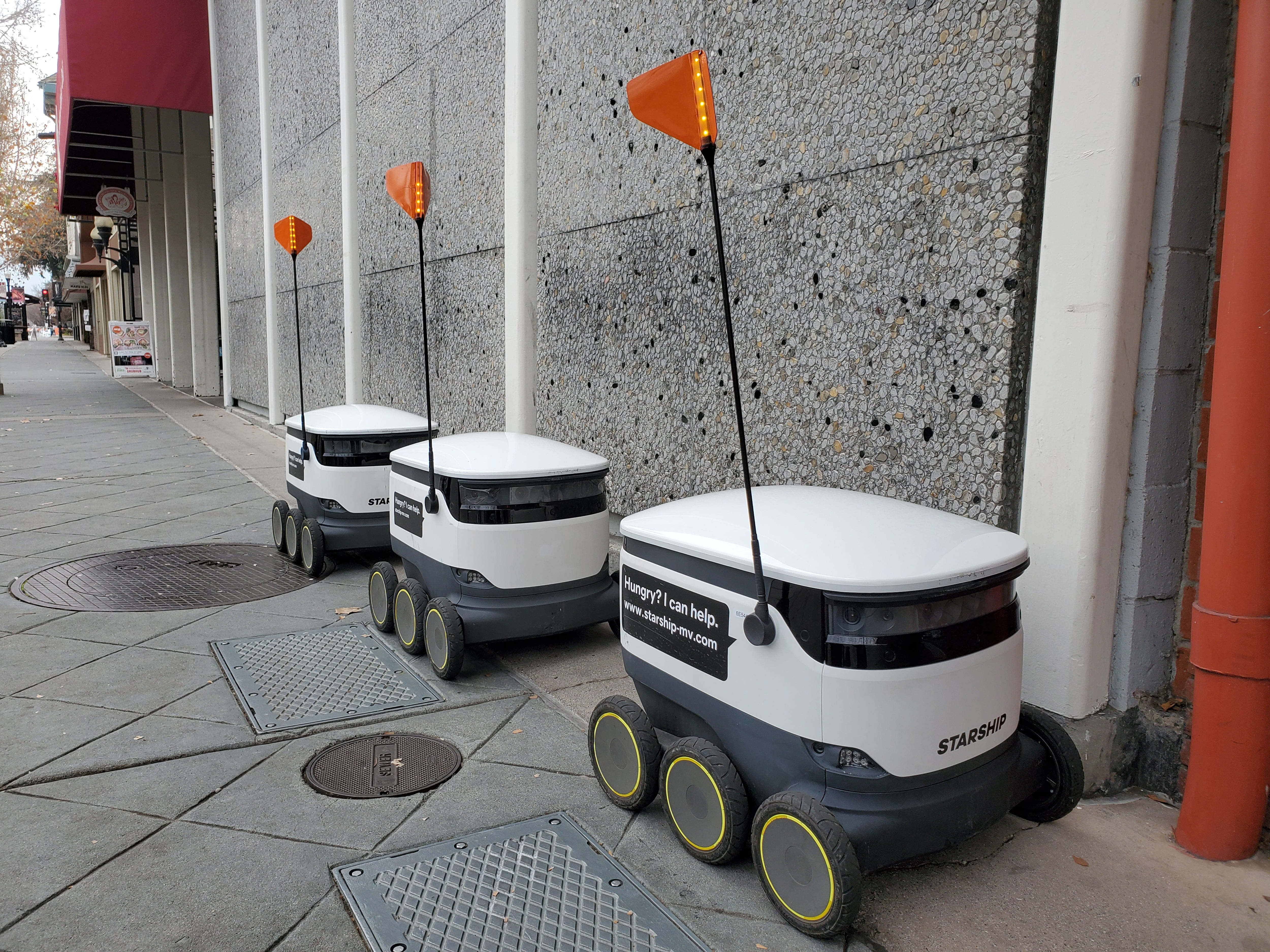 Starship self-driving delivery robots