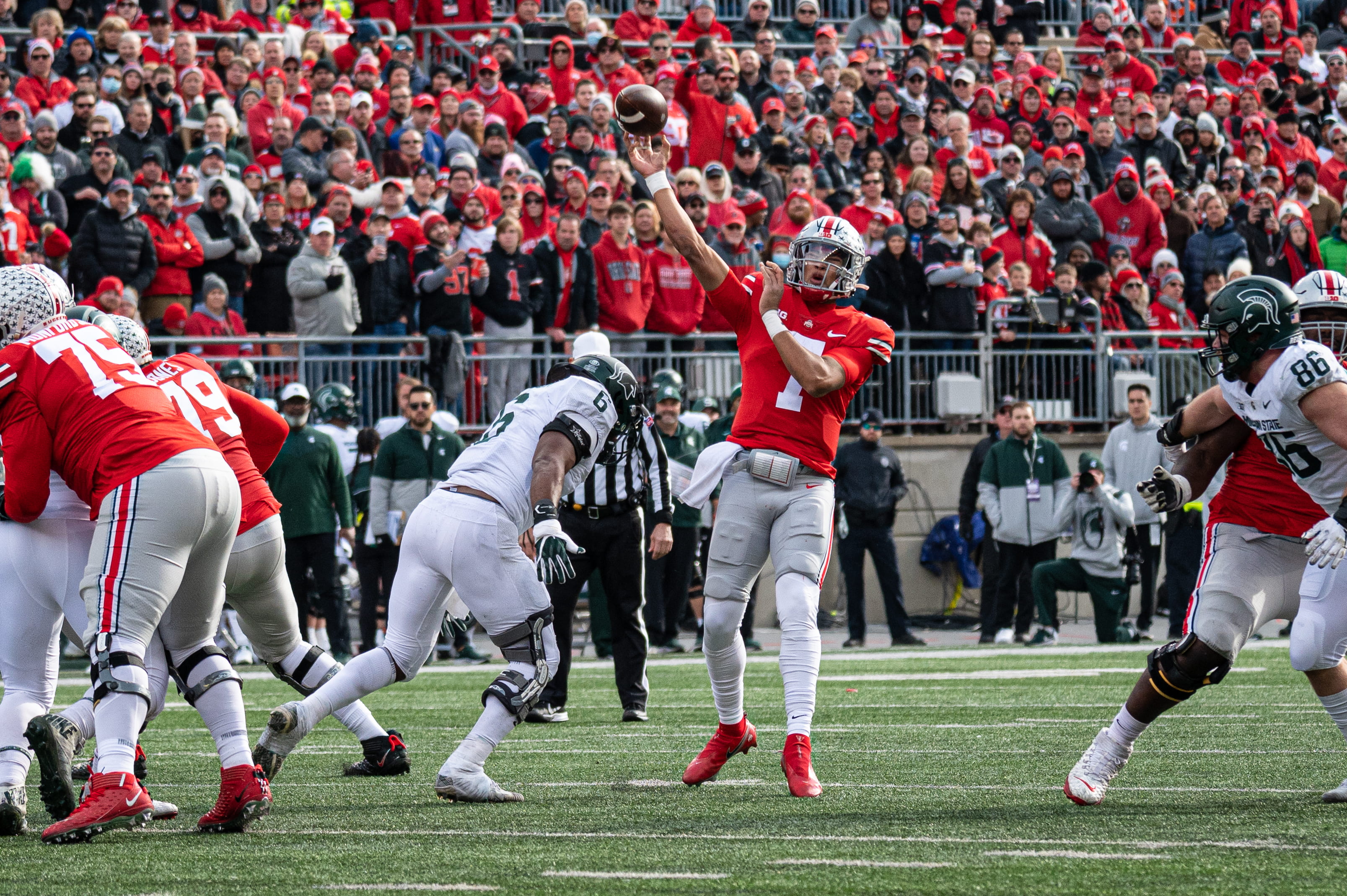 Football: Five takeaways from No. 4 Ohio State’s 56-7 victory against No. 7 Michigan State
