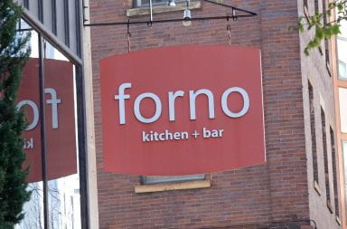 Forno Kitchen and Bar, an Italian-American restaurant located in the Short North, was voted best Short North splurge in The Lantern's 2023 "Best of OSU" polling. Credit: Casey Smith | Lantern File Photo