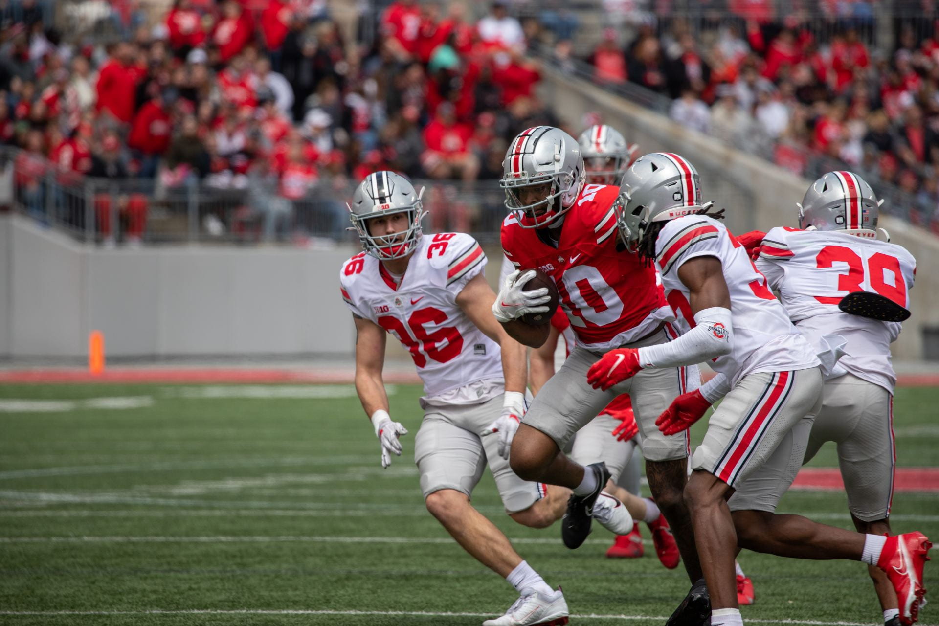 Football Ohio State hopes to ‘build a foundation’ in Saturday’s spring