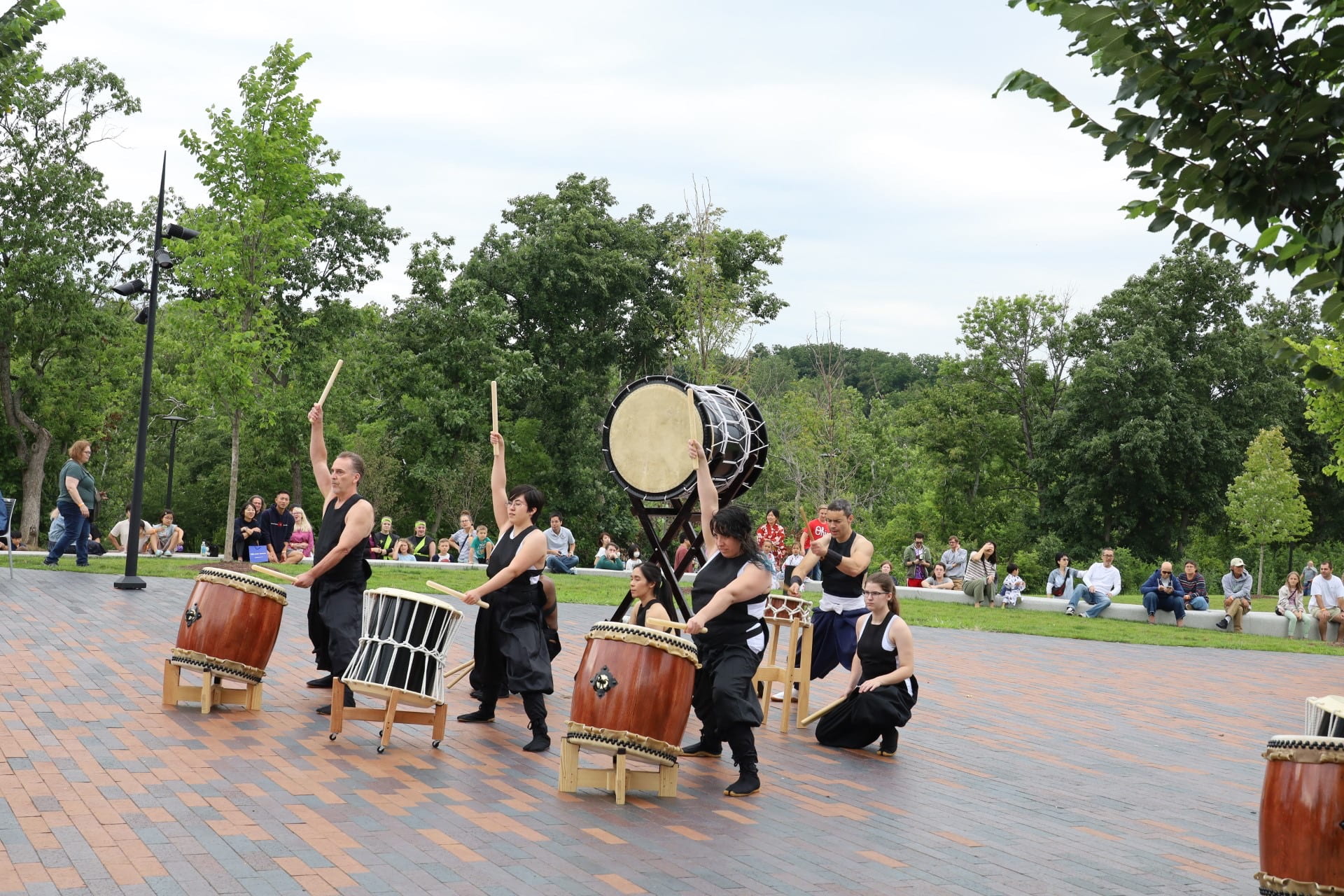 The Wadaiko Gouken Japanese Drum Troupe --- based in southwest Ohio --- will be attending JASCO's Obon Festival this year to perform Taiko, a Japanese style of drumming. Credit: Preeti Manchanda