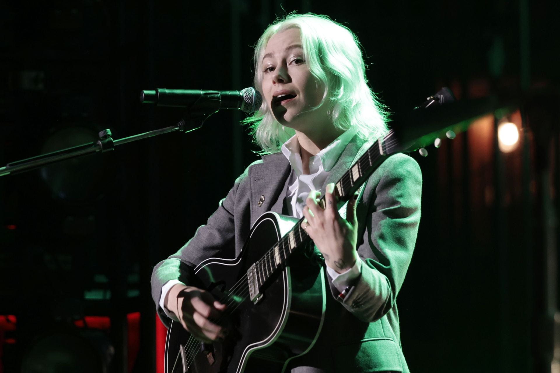Boygenius' Phoebe Bridgers has mastered a whispery, intimate delivery when songs call for it. Credit: Elizabeth Robertson (via TNS)