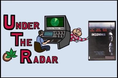 This week's Under the Radar spotlights "Insomnia," a 2002 thriller/crime film directed by Christopher Nolan. Graphic credit: Kyle Quinlan