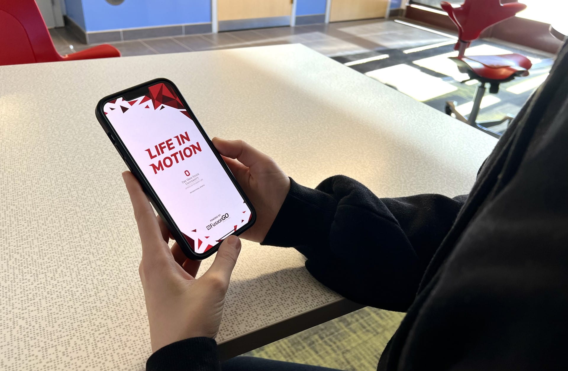 The new Ohio State Recreational Sports mobile app is aiming to make exercise more accessible for students. Credit: Kamryn Karr | Lantern Reporter