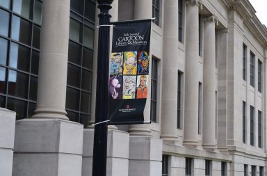 The Billy Ireland Cartoon Library and Museum, located at 1813 N. High St., is one of many university libraries included in Ohio State's Undergraduate Research Library Fellowship, for which applications close Feb. 26. Credit: Ashley Kimmel | Lantern Photo File