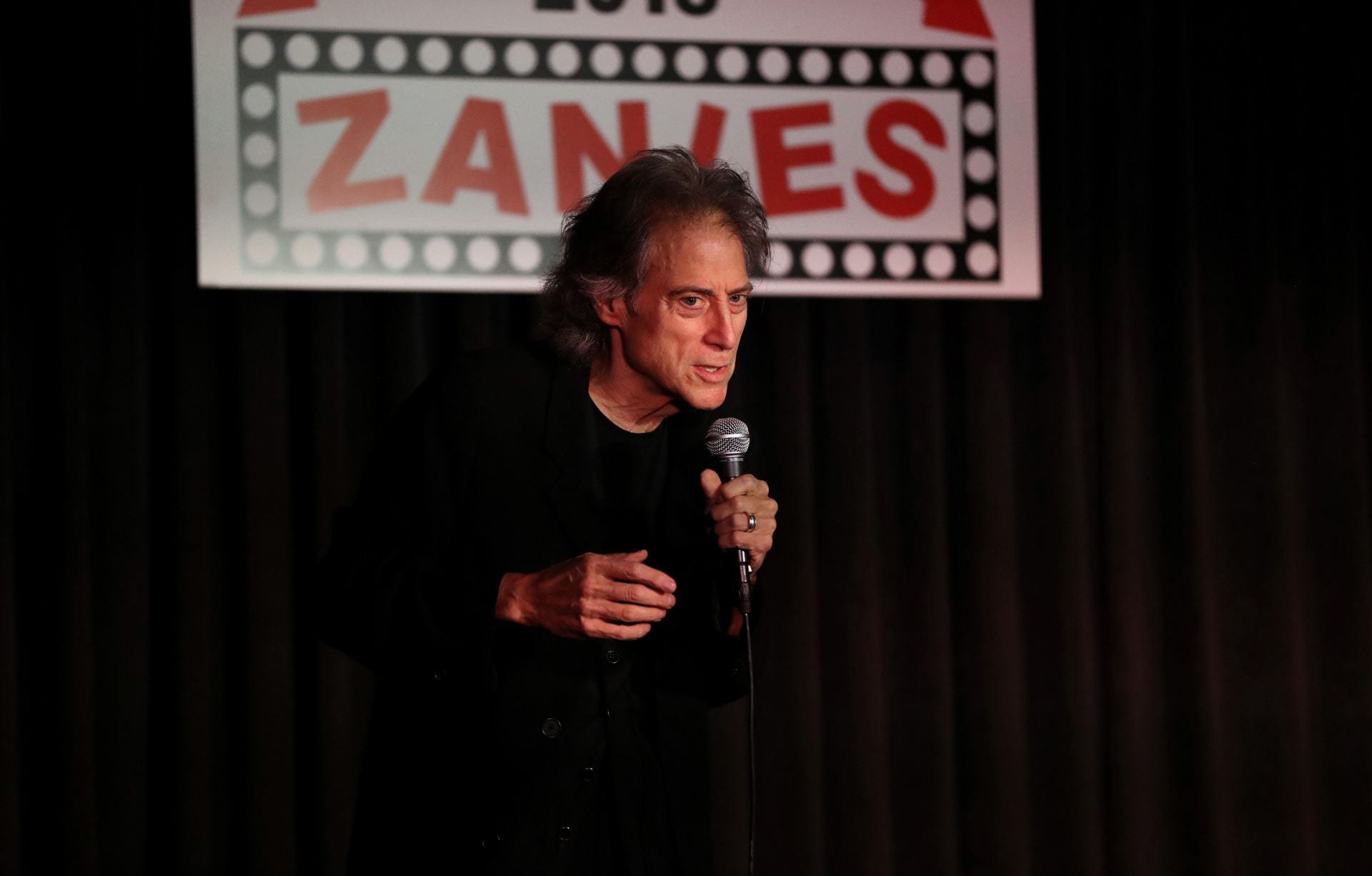 Richard Lewis performs at Zanies Comedy Club in Chicago on Jan. 17, 2018. Lewis died Tuesday, Feb. 27, 2024, at age 76. Credit: Chris Sweda | Chicago Tribune (via TNS)