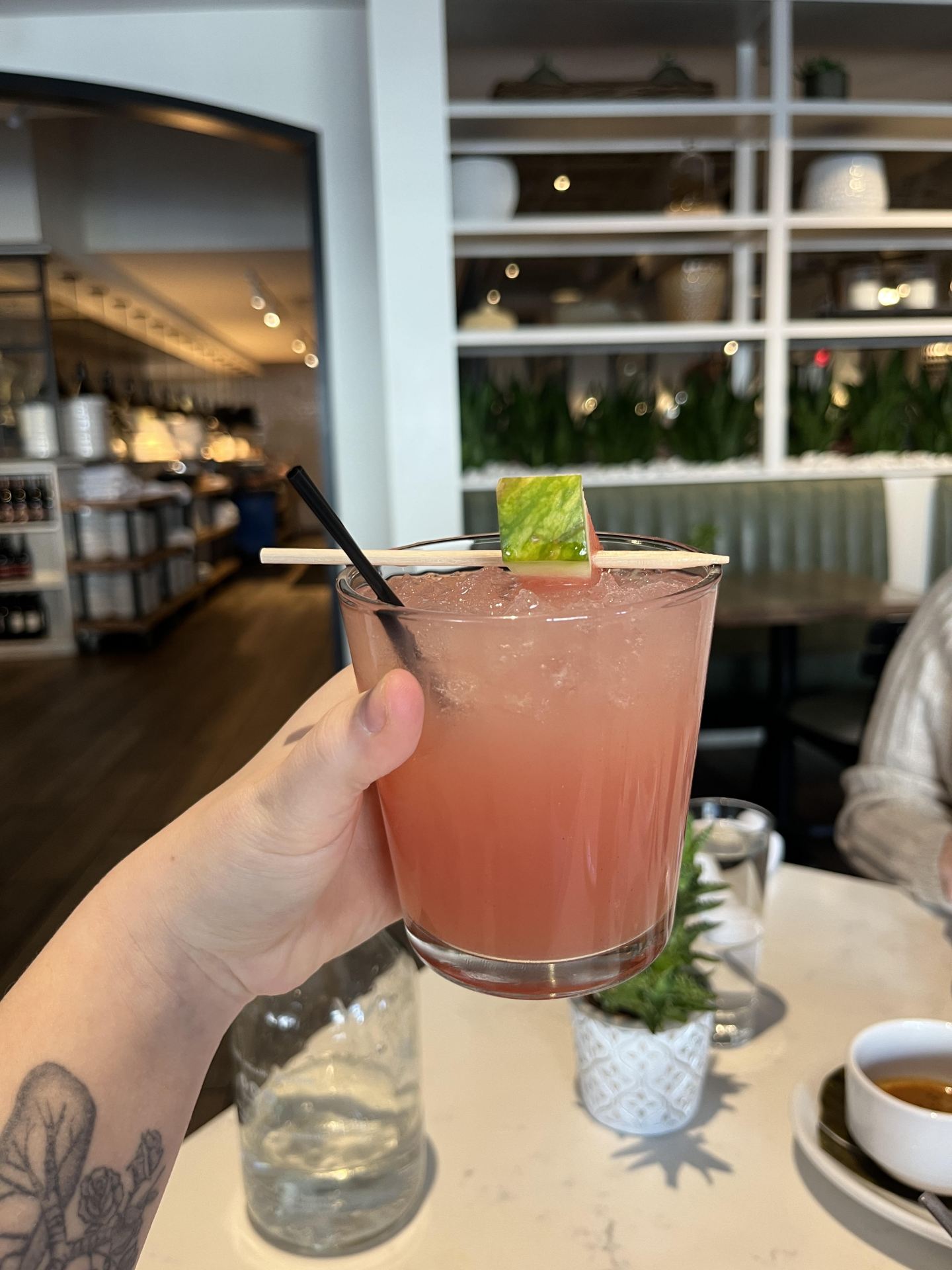 The "Watermelon" cocktail is made with cold-pressed watermelon juice and Western Reserve organic vodka. Credit: Kate Shields | Campus Editor