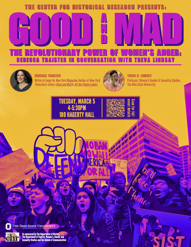 "Good and Mad: The Revolutionary Power of Women’s Anger: A Conversation with Rebecca Traister" will take place Tuesday in 180 Hagerty Hall from 4-5:30 p.m. Credit: Courtesy of Amanda Budreau