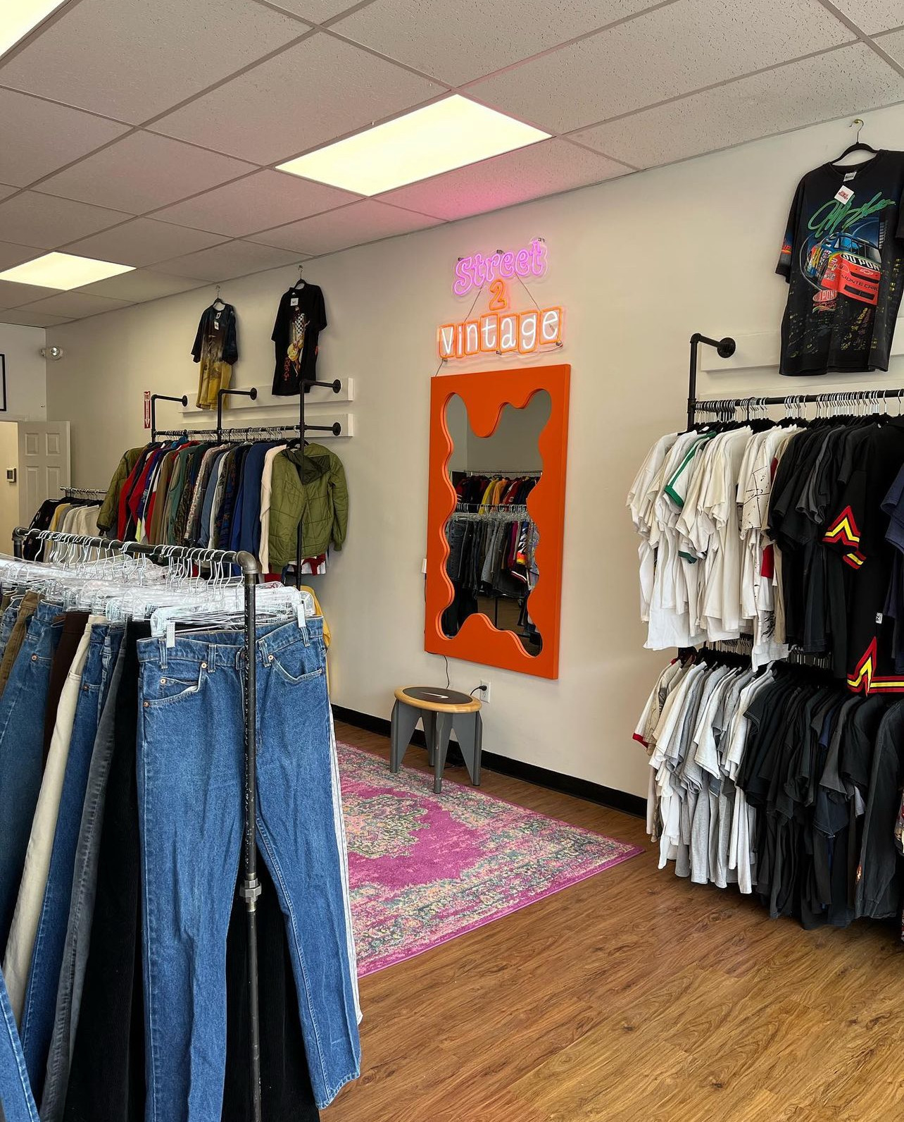 The interior of Shayla Boyd's vintage clothing store, Street2Vintage. Credit: Courtesy of Shayla Boyd