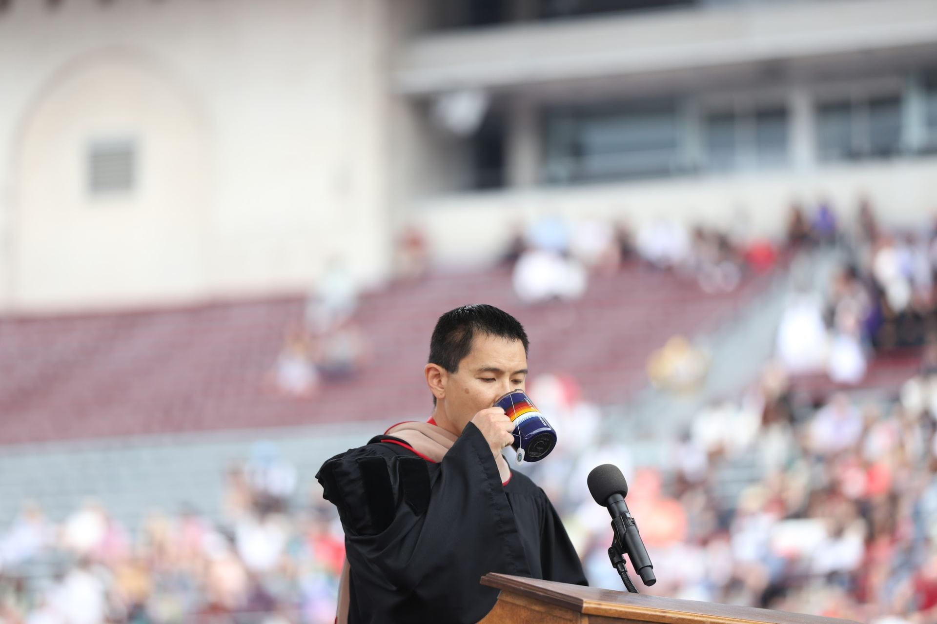 From Christopher Pan's commencement speech. Credit: Sebastian Petrou Griffith