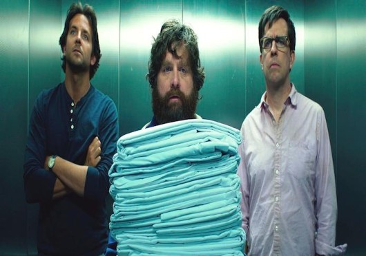 Bradley Cooper, left, Zach Galifianakis, middle, and Ed Helms, right, star in 'The Hangover Part III,' which opened in theaters May 23. Credit: Courtesy of MCT