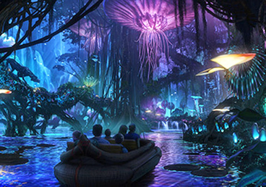Disney unveiled a first look of its ‘Avatar’ themed section at the Animal Kingdom park, one of the four theme parks at Walt Disney World in Orlando, Fla., on the Disney Parks blog Oct. 12.  Credit: Courtesy of Disney 