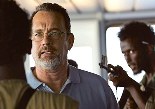 Tom Hanks in a scene from 'Captain Phillips,' which is set to hit theaters Oct. 11. Credit: Courtesy of Gofobo