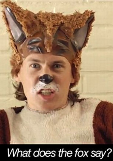 A screenshot from Ylvis’ music video for ‘The Fox (What Does the Fox Say)’ which was first posted Sept. 3. Credit: Courtesy of YouTube 