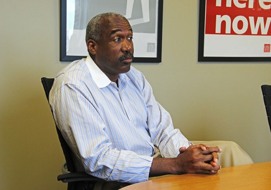 Current vice president and athletic director Gene Smith at an interview with The Lantern Oct. 12, 2012. Lantern file photo