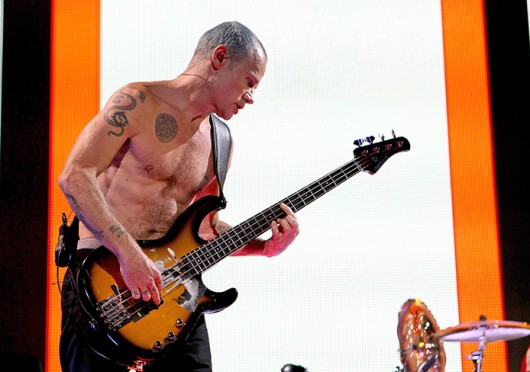 Red Hot Chili Peppers bassist Michael Peter Balzary, who goes by Flea, performs. The band played at the Schottenstein Center June 4, 2012. Credit: Kelly Roderick / For The Lantern 