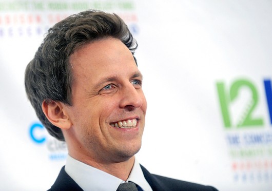 Seth Meyers attended the Concert for Sandy Relief at Madison Square Garden in New York. On Jan. 23 it was announced that Meyers would leave "Weekend Update." Credit: Courtesy of MCT