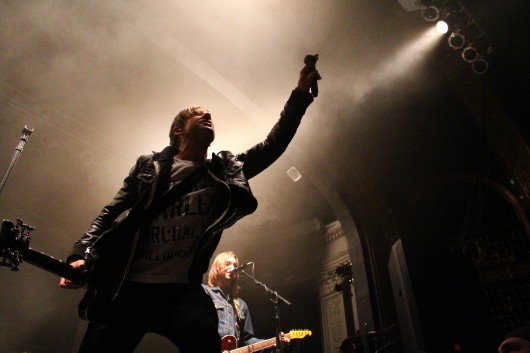 Frontman Jon Foreman of Switchfoot performs at the Newport Music Hall April 3.  Credit: Mark Batke / For The Lantern