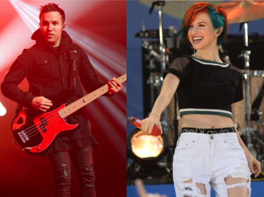Pete Wentz (left) of Fall Out Boy and Hayley Williams of Paramore are set to perform with their bands Saturday at Cincinnati's Bunbury Music Festival. Credit: Photos courtesy of MCT 