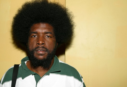 Ahmir "Questlove" Thompson of The Roots at MoveOn.org's "10 Weeks: Don't Get Mad, Get Even" event, held at the Manhattan Center in New York, on Tuesday, August 24, 2004. Credit: MCT