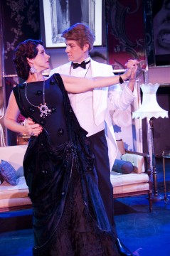 Gina Handy and Chris Shea portray Norma Desmond and Joe Gillis in their upcoming production of 'Sunset Boulevard. Credit: Courtesy of Noah Rogers