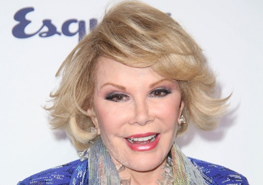 TV personality Joan Rivers has been brought out of a medically-induced coma after she stopped breathing during a routine throat procedure Aug. 28. Credit: Courtesy of MCT