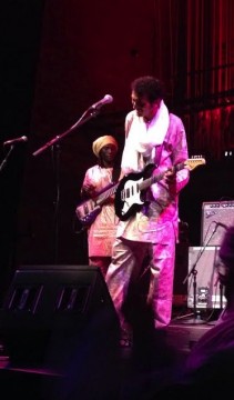 Nigerien guitarist Bombino performs at the Wexner Center for the Arts Sept. 10, 2014. Credit: Sarah Mikati / Lantern reporter