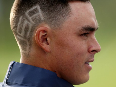 US golfer Rickie Fowler shows off an interesting haircut Sept. 22 at the 2014 Ryder Cup Press Conference at Gleneagles, in Perthshire. Credit: Courtesy of MCT
