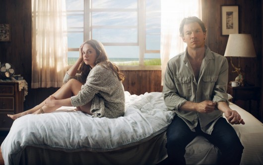 Ruth Wilson as Alison (left) and Dominic West as Noah star in the Showtime series 'The Affair.' Credit: Courtesy of TNS