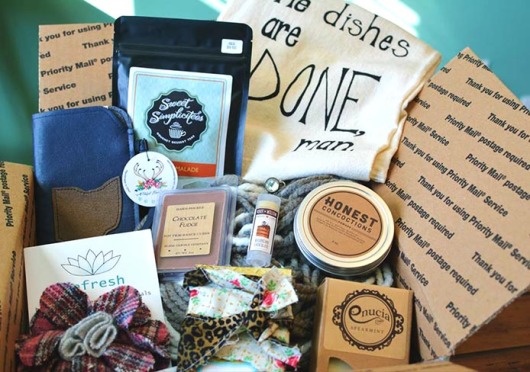 Modest Box is a subscription service that mails goods from local, 'modest' companies in a package. Credit: Courtesy of Andrea Archibald