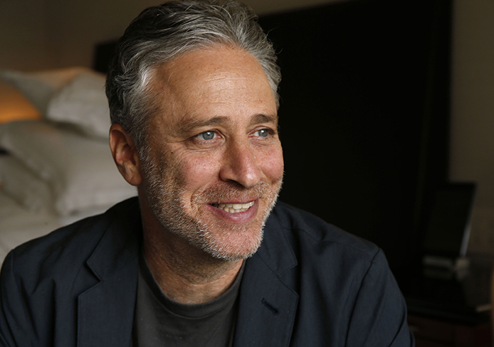 Writer-director Jon Stewart poses for a portrait on Oct. 24, 2014 in Chicago. Credit: Courtesy of TNS.