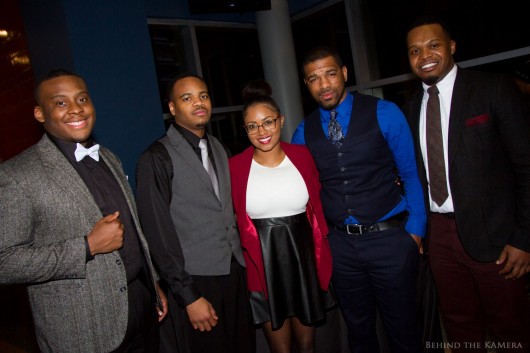 Executive board of the Get Out Network at the screening of "The Get Out Project" which took place at Gateway Film Center on March 7.  Credit: Courtesy of Kyle Meeks