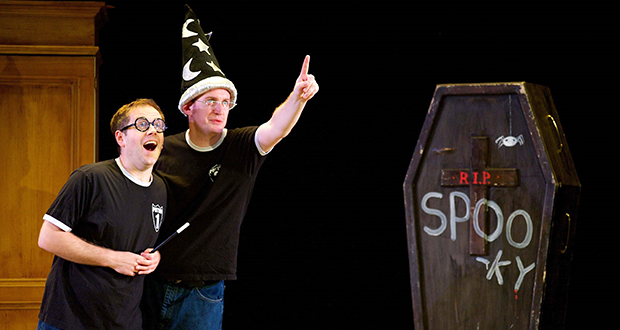 Jefferson Turner (left) and Daniel Clarkson wrote and star in "Potted Potter," a parody play of the Harry Potter series coming to Columbus. Credit: Courtesy of Courtesy of Brian Friedman