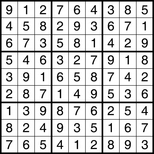 sudoku answers