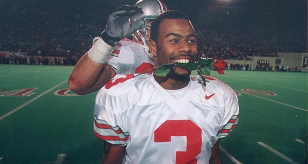 Former Ohio State wide receiver Dimitrious Stanley circa 1997.  Credit: Courtesy of OSU Athletic Communications.