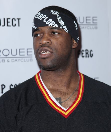 Rapper A$AP FERG arrives at Marquee Nightclub for a special performance at The Cosmopoiltan in Las Vegas on February 20, 2014. Credit: Courtesy of TNS