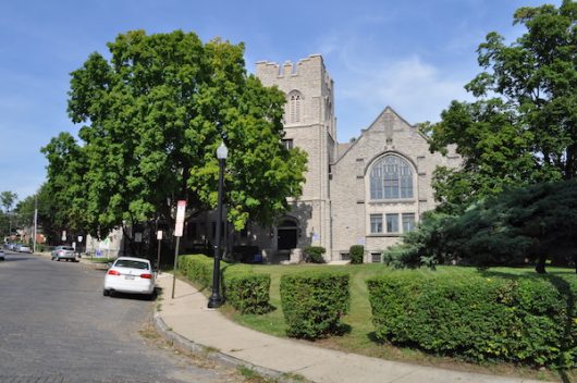 Indianola Presbyterian Church, which sits on Waldeck Avenue, was established in 1916. Credit: Nick Roll | Campus Editor