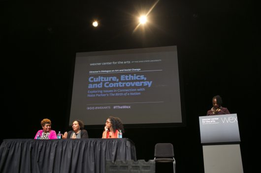 A panel discusses controversy behind "A Birth of a Nation" ahead of The Wexner Center for the Arts' screening of the film. Credit: Courtesy of Maddie McGarvey