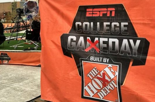 ESPN College GameDay will make its 15th appearance at Ohio State on Saturday for No. 2 OSU vs. No. 3 Michigan. Credit: Courtesy of @CollegeGameDay