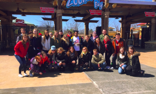 Ohio State's chapter of Best Buddies takes a trip to Zoombezi Bay water park. Credit: Courtesy of 
